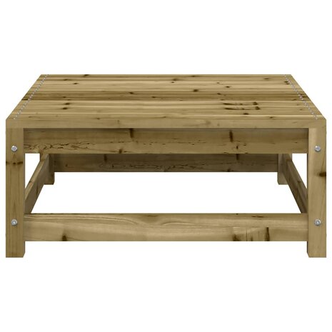 Tuinvoetenbank 70x70x30 cm ge&iuml;mpregneerd grenenhout 4