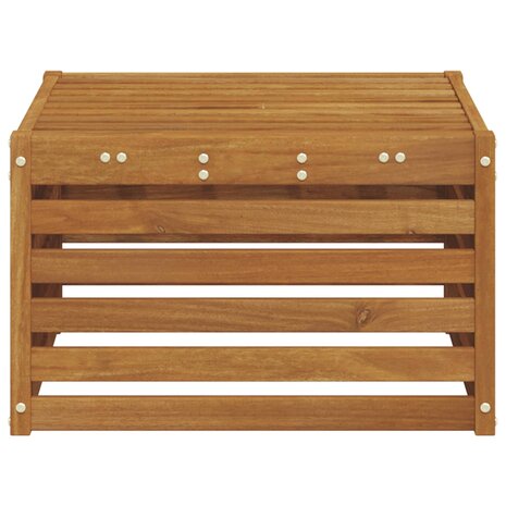 Buiten Voetenbank Massief Acaciahout Naturel 59 x 59 x 37 cm 4