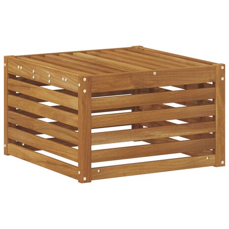 Buiten Voetenbank Massief Acaciahout Naturel 59 x 59 x 37 cm 5
