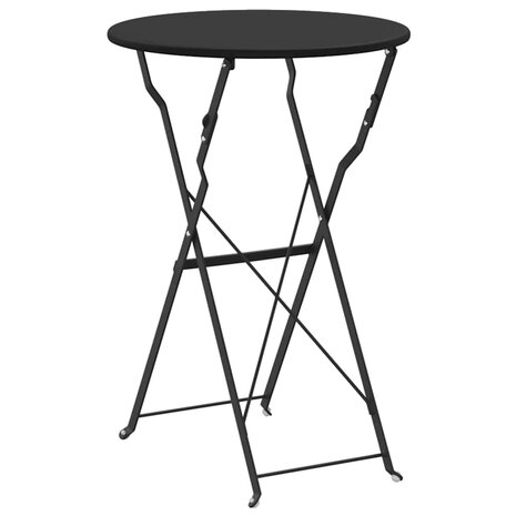 Bistrotafel Antraciet &Oslash; 50 x 71 cm Poedercoating staal 6