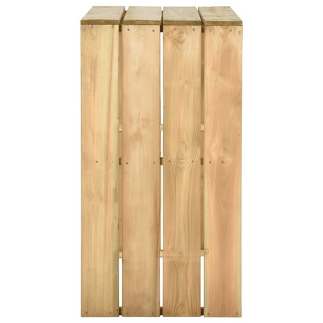 Bartafel 100x60x110 cm ge&iuml;mpregneerd grenenhout 3