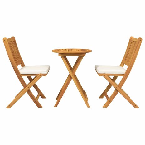 Tuin Bistroset 3 pcs Bruin Massief Acaciahout 7