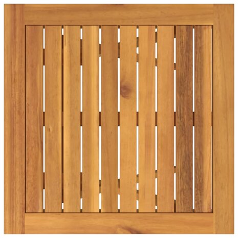 Tuin Bistroset 3 pcs Bruin Massief Acaciahout 9