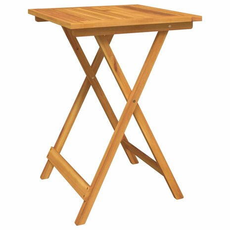 Tuin Bistroset 3 pcs Bruin Massief Acaciahout 6