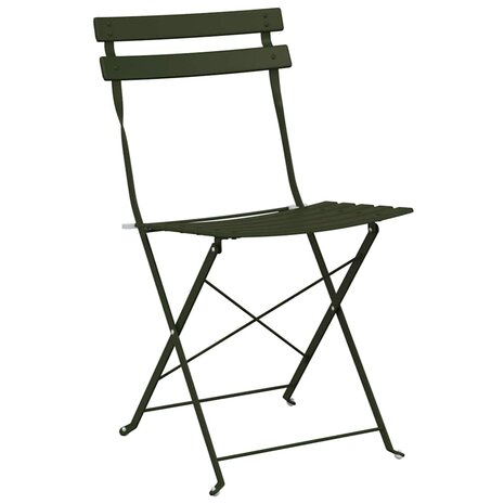 Vouw Bistroset 3 pcs Bossen Staal 5
