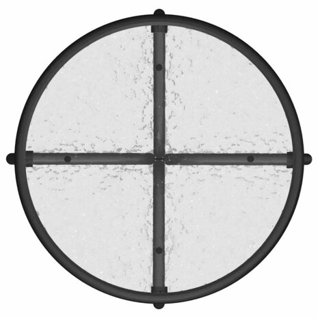 Tuin Bistroset 3 pcs Zwart Staal 8