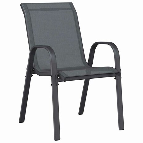 Tuin Bistroset 3 pcs Grijs Staal 5