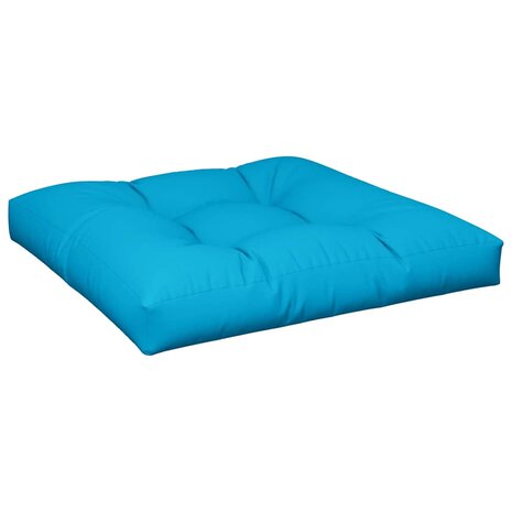 Palletkussen 70x70x12 cm stof blauw 2