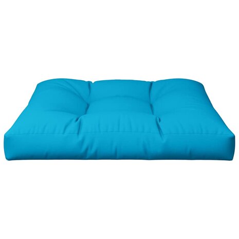Palletkussen 70x70x12 cm stof blauw 4