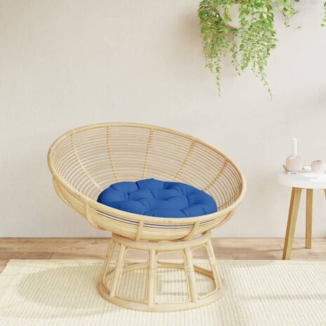 Zitkussen rond &Oslash; 60x11 cm oxford stof koningsblauw 1