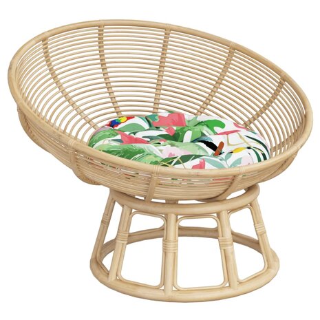 Kussen rond &Oslash; 60x11 cm oxford stof meerkleurig 3