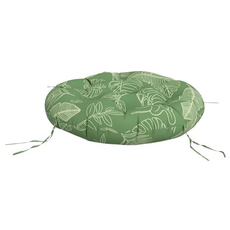 Zitkussen rond bladpatroon &Oslash; 60x11 cm oxford stof 4