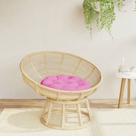 Zitkussen rond &Oslash; 60x11 cm oxford stof roze 1
