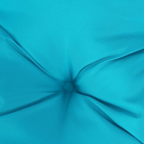 Zitkussen rond &Oslash; 60x11 cm oxford stof turquoise 5