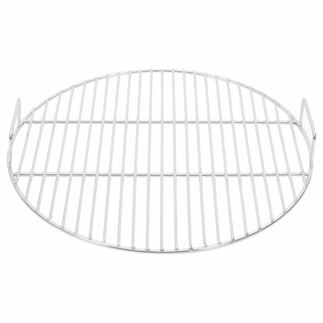 Barbecuerooster met handgrepen rond &Oslash;44,5 cm 304 roestvrijstaal 2