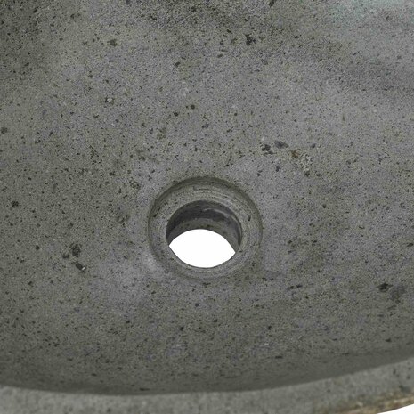 Rivierensteen wasbak Lichtgrijs 52 x 40 x 15 cm Riviersteen 8
