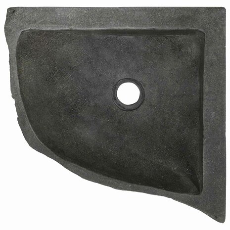 Wasbak Grijs (30-37) x (30-37) x 12 cm Riviersteen 6