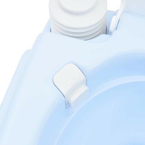 Campingtoilet Lichtblauw en Wit 41,5 x 36,5 x 30 cm Polyetheen 8
