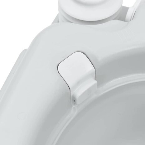 Campingtoilet Grijs en Wit 41,5 x 36,5 x 42 cm Polyetheen 6