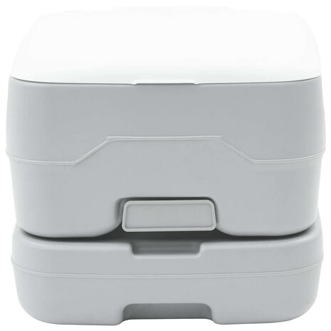 Campingtoilet Grijs en Wit 41,5 x 36,5 x 30 cm Polyetheen 3
