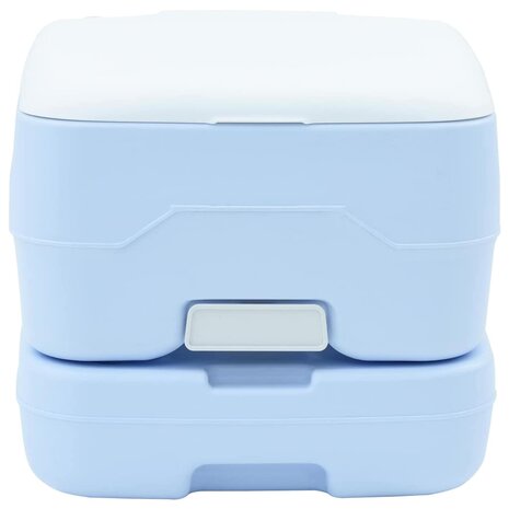 Campingtoilet Lichtblauw en Wit 41,5 x 36,5 x 30 cm Polyetheen 3