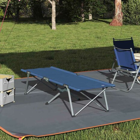 Opvouwbaar Veldbed Blauw 194 x 62,5 x 42,5 cm 1