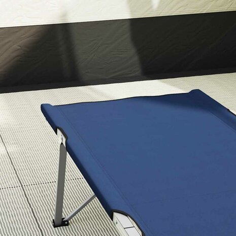 Opvouwbaar Veldbed Blauw 194 x 62,5 x 42,5 cm 3