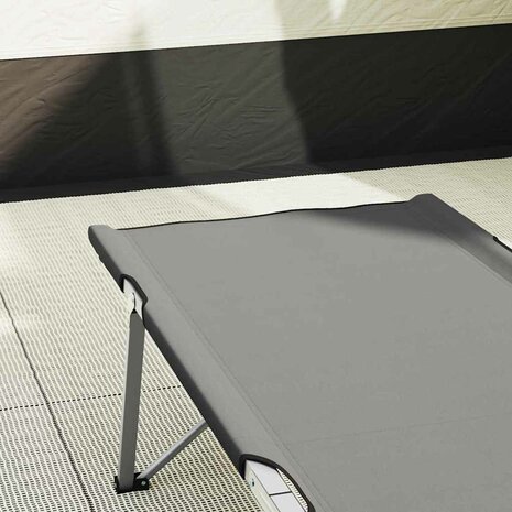 Opvouwbaar Veldbed Grijs 194 x 62,5 x 42,5 cm 3