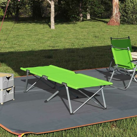 Opvouwbaar Veldbed Groen 194 x 62,5 x 42,5 cm 1