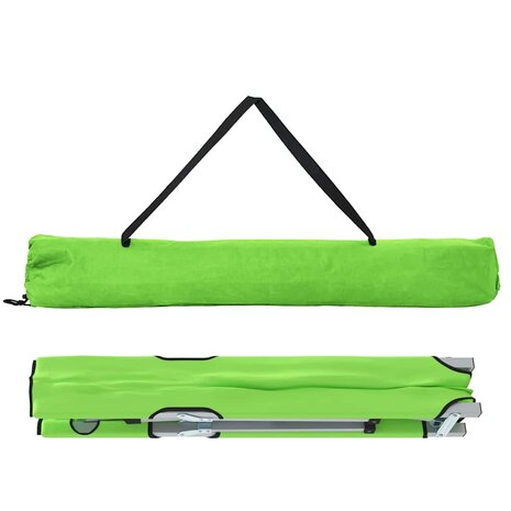 Opvouwbaar Veldbed Groen 194 x 62,5 x 42,5 cm 5