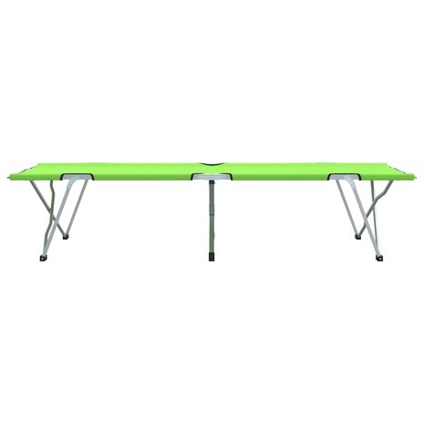 Opvouwbaar Veldbed Groen 194 x 62,5 x 42,5 cm 6