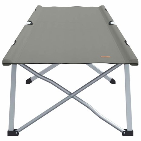 Opvouwbaar Veldbed 2 pcs Grijs 194 x 62,5 x 42,5 cm 5