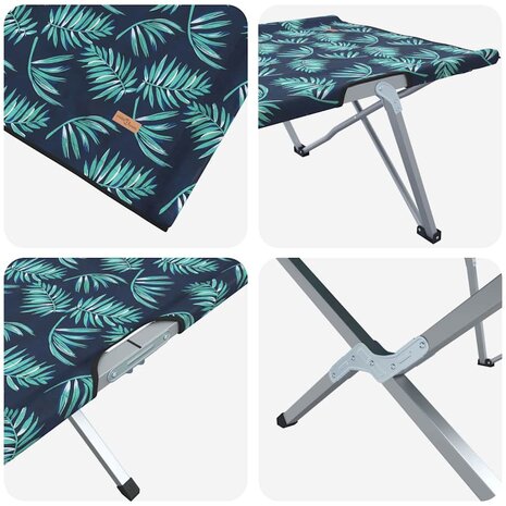 Opvouwbaar Veldbed 2 pcs Bossen 194 x 62,5 x 42,5 cm 9