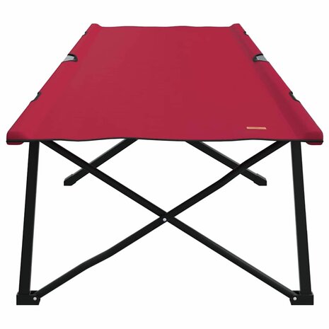 Opvouwbaar Veldbed 2 pcs Rood 206 x 76 x 74 cm 5