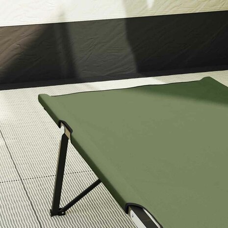 Opvouwbaar Veldbed 2 pcs Groen 206 x 76 x 74 cm 3