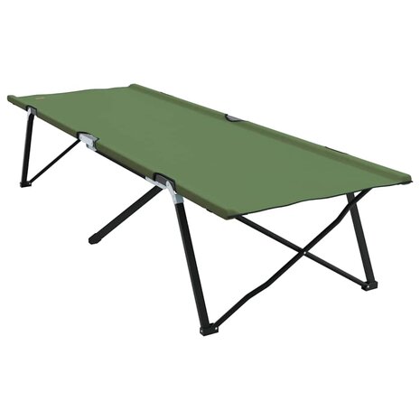 Opvouwbaar Veldbed 2 pcs Groen 206 x 76 x 74 cm 8