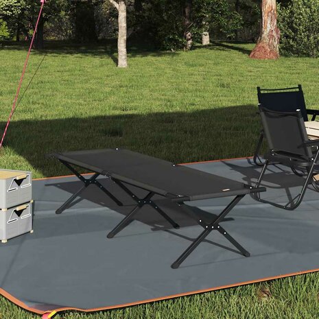 Opvouwbaar Veldbed Zwart 193 x 69 x 45 cm Oxford stof 1