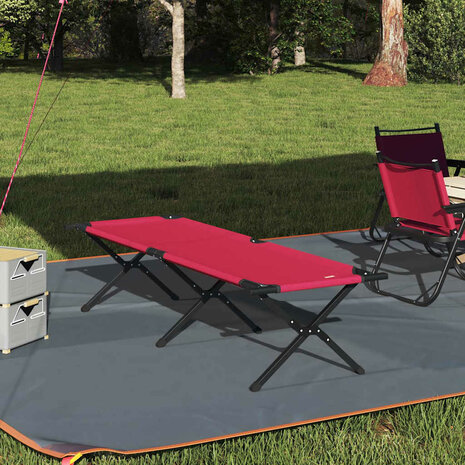 Opvouwbaar Veldbed Rood 193 x 69 x 45 cm Oxford stof 1