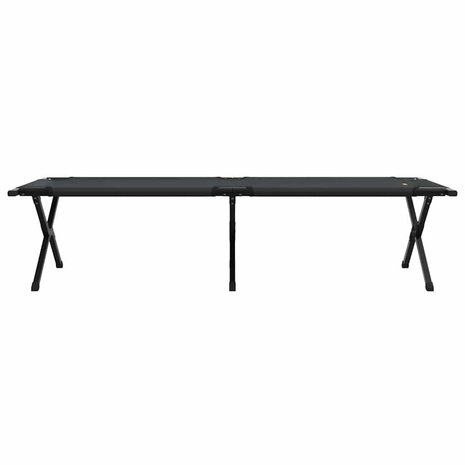 Opvouwbaar Veldbed 2 pcs Zwart 193 x 69 x 45 cm Oxford stof 7
