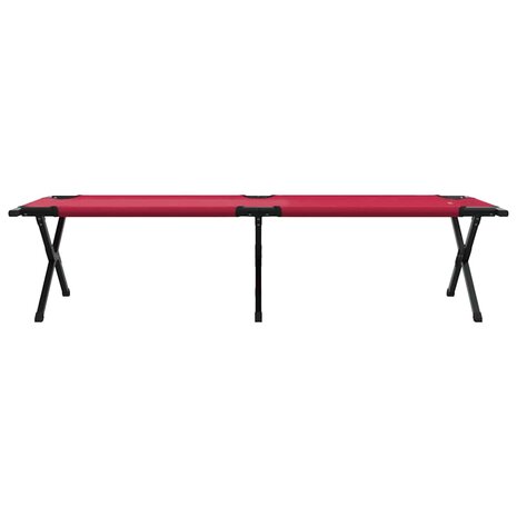 Opvouwbaar Veldbed 2 pcs Rood 193 x 69 x 45 cm Oxford stof 7