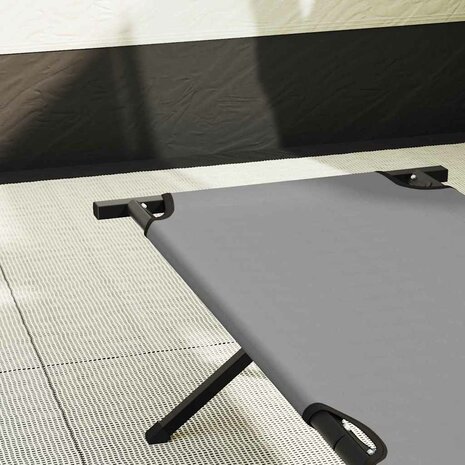 Opvouwbaar Veldbed 2 pcs Grijs 193 x 69 x 45 cm Oxford stof 3