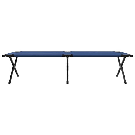 Opvouwbaar Veldbed Blauw 210 x 80 x 46 cm Oxford stof 6