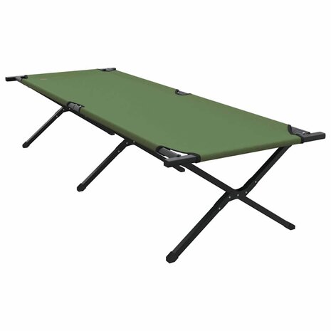 Opvouwbaar Veldbed 2 pcs Groen 210 x 80 x 46 cm Oxford stof 8