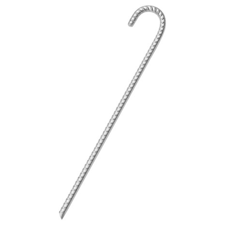 Tentharingen 12 st &Oslash;12 mm 41,5 cm gegalvaniseerd staal 2