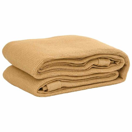 Tenttapijt 250x400 cm HDPE zandkleurig 2
