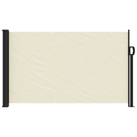 Windscherm uittrekbaar 117x300 cm cr&egrave;mekleurig 3