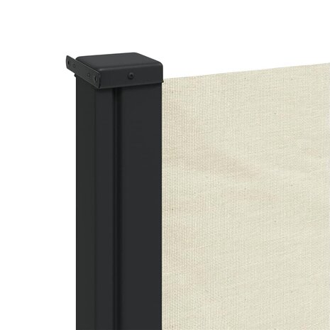 Windscherm uittrekbaar 117x300 cm cr&egrave;mekleurig 7