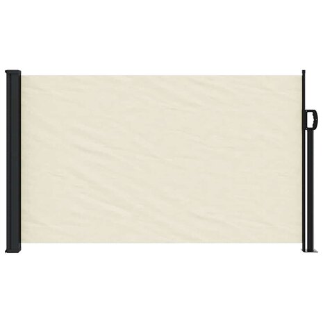 Windscherm uittrekbaar 120x600 cm cr&egrave;me 3