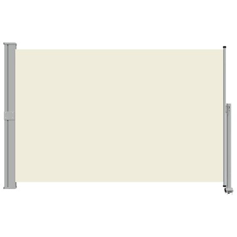 Tuinscherm uittrekbaar 160x300 cm cr&egrave;mekleurig 4
