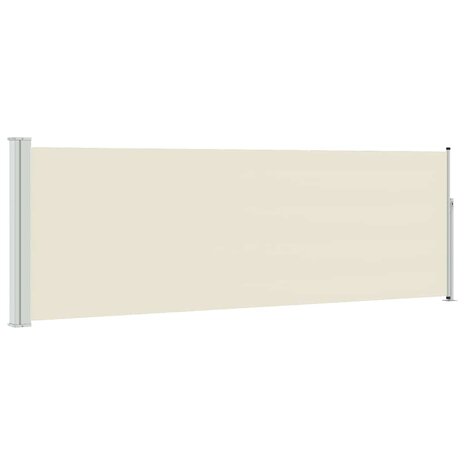 Tuinscherm uittrekbaar 100x300 cm cr&egrave;me 2